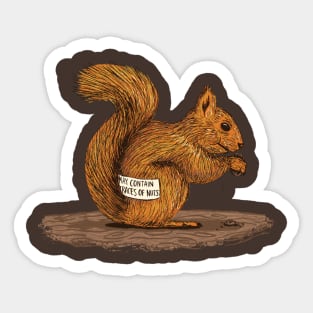 Traces of Nuts Sticker